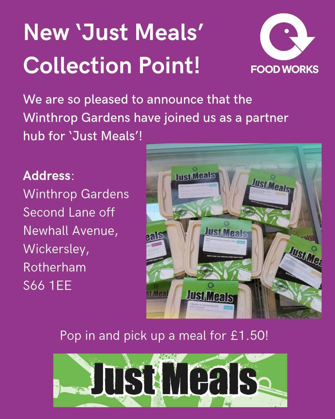 'Just Meals' Launch & Taster Event